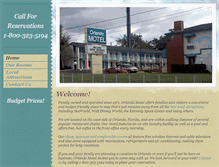 Tablet Screenshot of orlandomotelwest.com